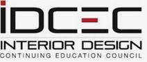 The logo of Interior Design Continuing Education Council (IDCEC) , an Ecore education affiliate.